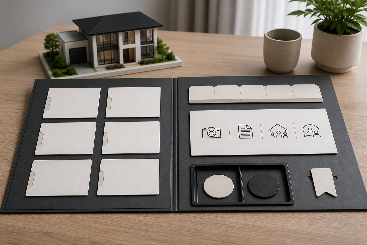 Modulares Vertragsblatt mit Leistungsumfang, Laufzeit, Vergütungsteilung und Ausstiegsmarke